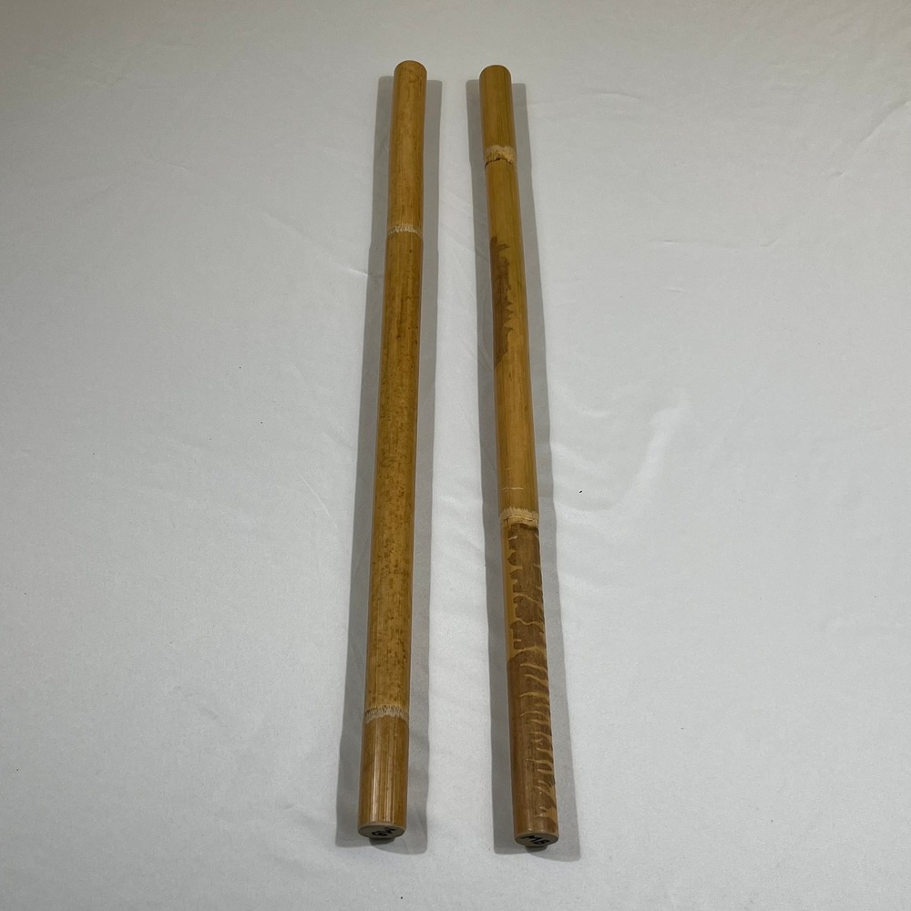 Escrima Sticks 24 Inch Tan Rattan Kali Arnis Training Pair